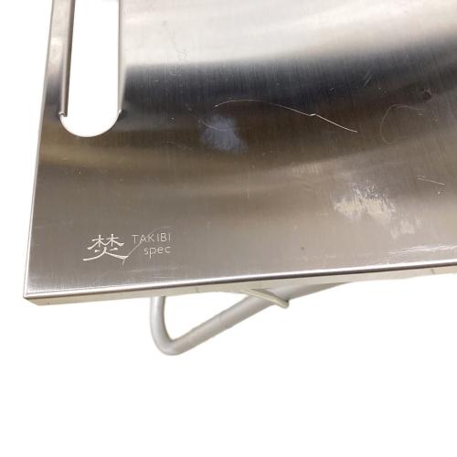 Snow peak (スノーピーク) アウトドアテーブル シルバー LV-039 TAKIBI Myテーブル