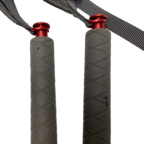 mont-bell (モンベル) トレッキングポール 105cm レッド×グレー