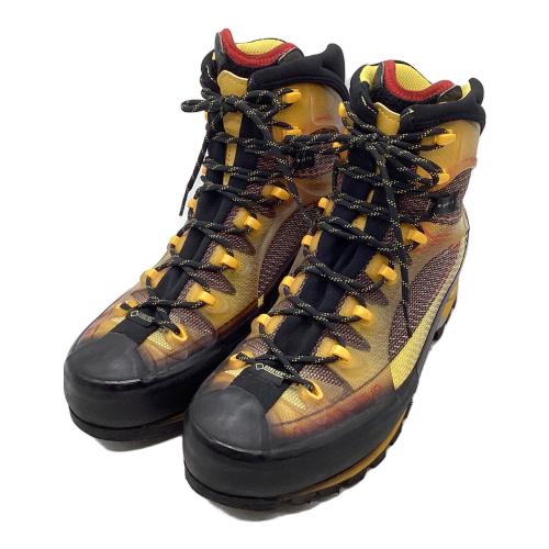 LA SPORTIVA (スポルティバ) トレッキングシューズ メンズ SIZE 41 イエロー トランゴキューブGTX ハイカット(ハードソール)