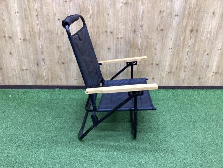 AS2OV (アッソブ) アウトドアチェア ブラック 旧型 リクライニングロー
