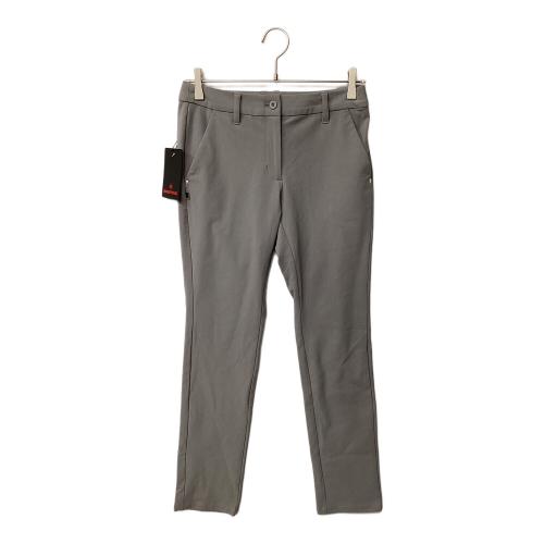 BRIEFING (ブリーフィング) ゴルフウェア(パンツ) レディース SIZE S グレー ベーシックパンツ テーパード ジッパーフライ BBG221W13