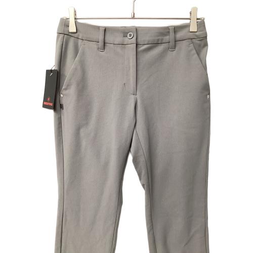 BRIEFING (ブリーフィング) ゴルフウェア(パンツ) レディース SIZE S グレー ベーシックパンツ テーパード ジッパーフライ BBG221W13