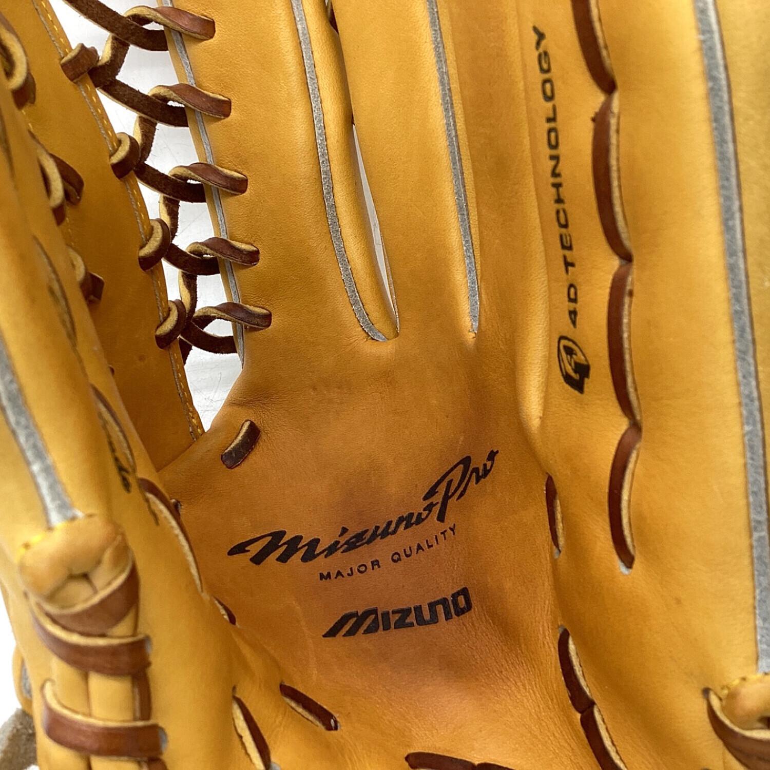 Mizuno 軟式グローブ イエロー Mizuno Pro 軟式グローブ イエロー