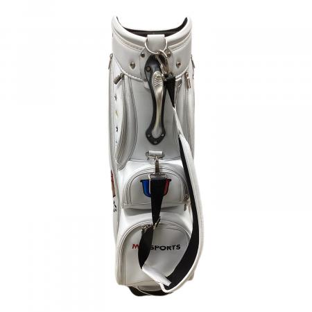 M U SPORTS (エムユースポーツ) キャディバッグ ホワイト｜トレファク