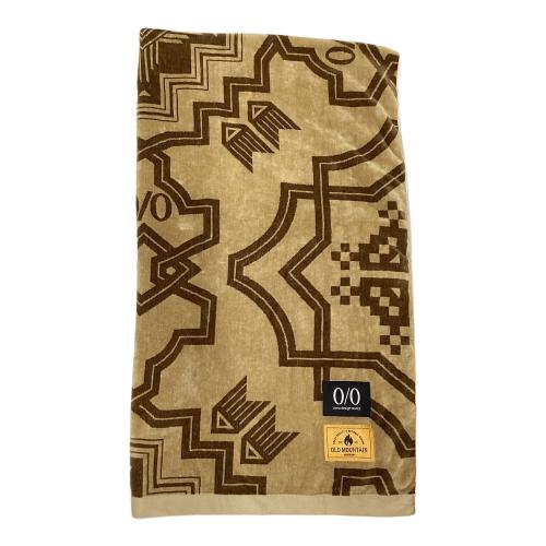 OLD MOUNTAIN (オールドマウンテン) ×neru design works ブランケット ブラウン×ライトブラウン kakemono