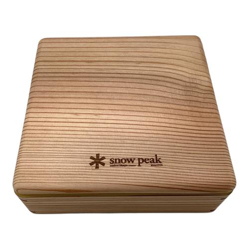 Snow peak (スノーピーク) アウトドア雑貨 2017年春の野遊び限定ノベルティ ランチボックス お重