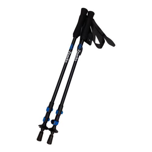 Zpacks (ジーパックス) トレッキングポール 最大長～132cm ブラック×ブルー 2本セット ミニマリストトレッキングポール