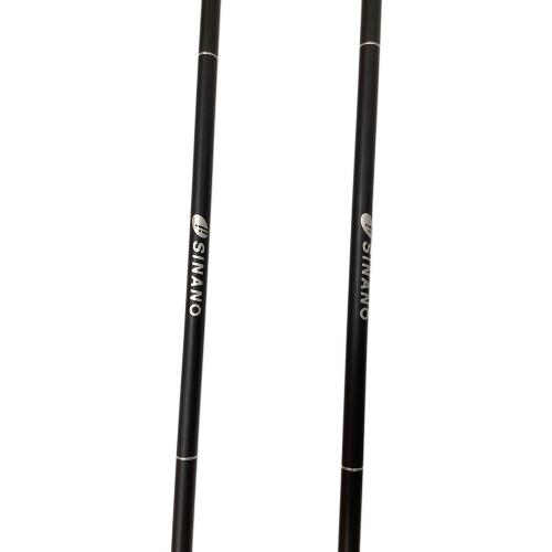SINANO (シナノ) トレッキングポール 115cm ブラック トレランポール14.0