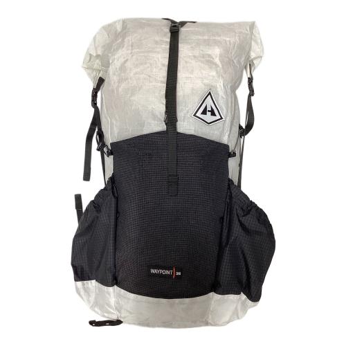 Hyperlite Mountain Gear (ハイパーライトマウンテンギア) バックパック 35L ホワイト×ブラック WAYPOINT 35 背面長 約46～50cm(SIZE M) 31-40L(山小屋泊) ダイニーマ