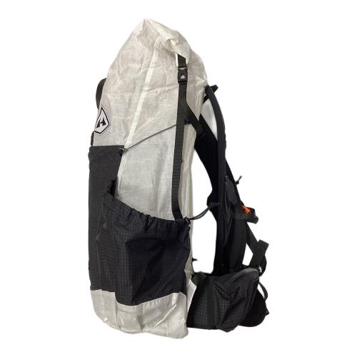 Hyperlite Mountain Gear (ハイパーライトマウンテンギア) バックパック 35L ホワイト×ブラック WAYPOINT 35 背面長 約46～50cm(SIZE M) 31-40L(山小屋泊) ダイニーマ
