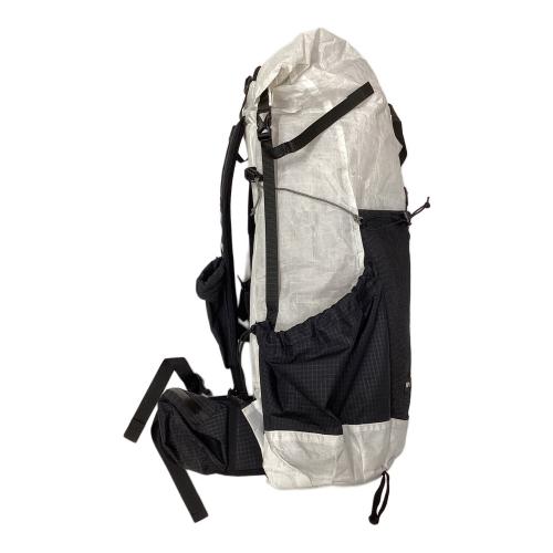 Hyperlite Mountain Gear (ハイパーライトマウンテンギア) バックパック 35L ホワイト×ブラック WAYPOINT 35 背面長 約46～50cm(SIZE M) 31-40L(山小屋泊) ダイニーマ
