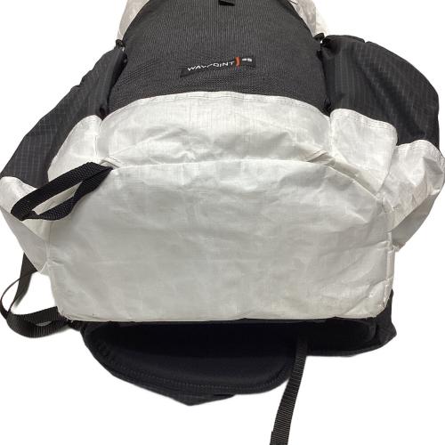 Hyperlite Mountain Gear (ハイパーライトマウンテンギア) バックパック 35L ホワイト×ブラック WAYPOINT 35 背面長 約46～50cm(SIZE M) 31-40L(山小屋泊) ダイニーマ