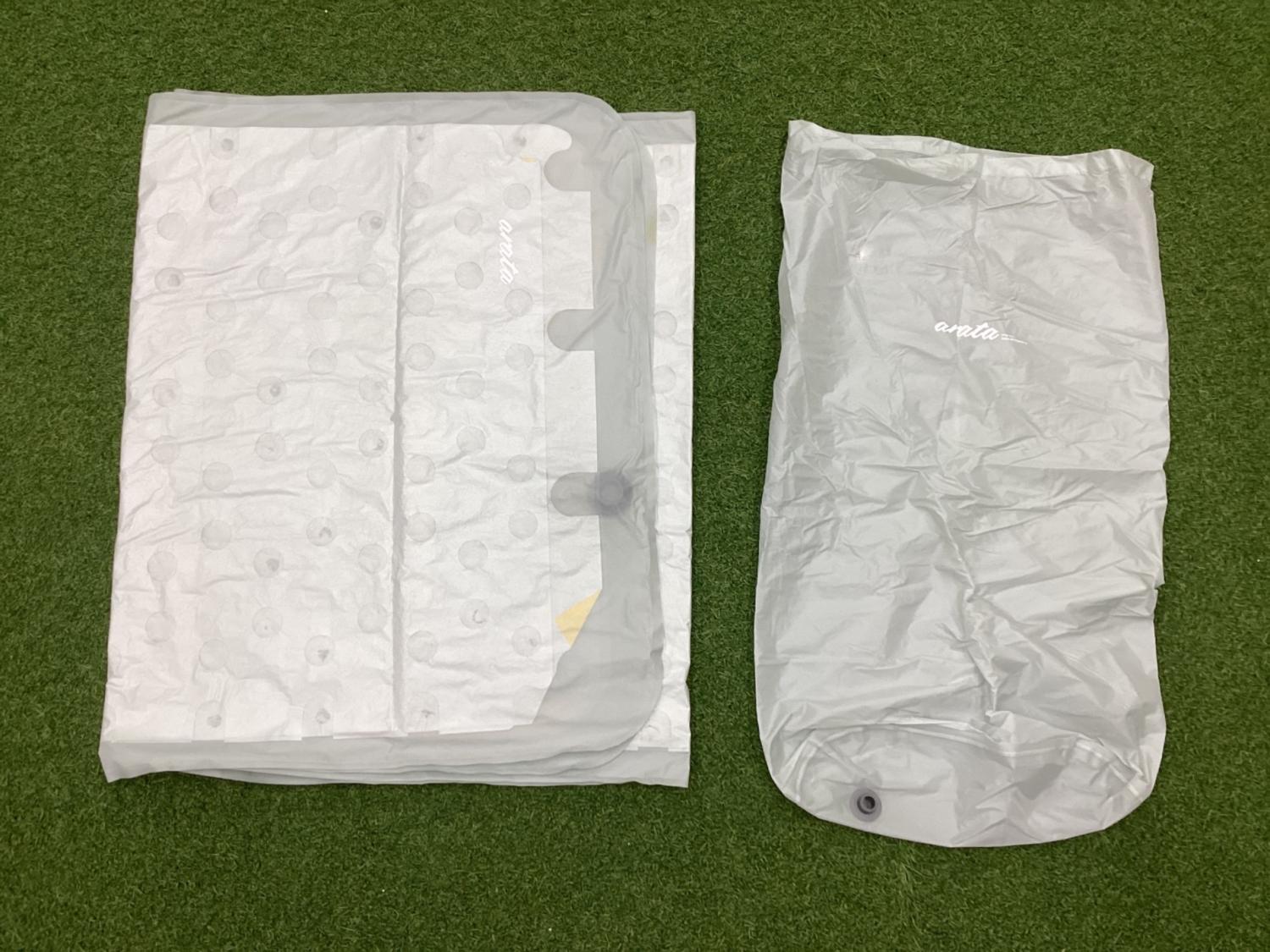 ARATA (アラタ) エアーマット 約183×56×8cm ポンプサック付 R値:6.7