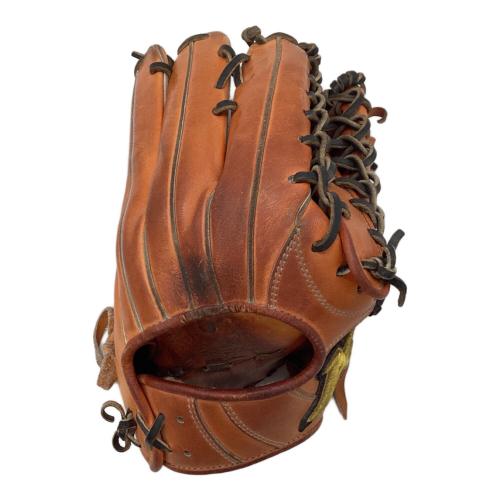 ATOMS (アトムズ) 硬式グローブ 約31cm オレンジ×ブラック 外野用 左投げ用