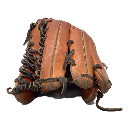 ATOMS (アトムズ) 硬式グローブ 約31cm オレンジ×ブラック 外野