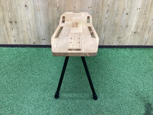 AMICAL SCHLAF アウトドアテーブル ブラウン スケートボードサイドテーブル