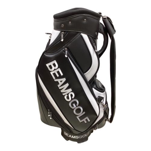 BEAMS GOLF (ビームスゴルフ) キャディバッグ ブラック×ホワイト