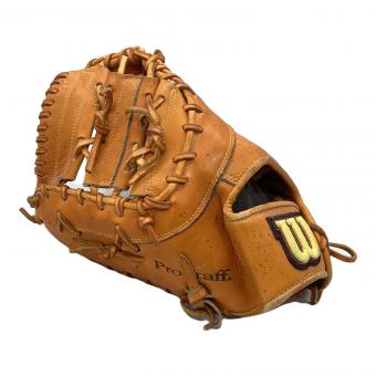 Wilson (ウィルソン) 硬式グローブ オレンジ ProStaff ファーストミット 左投げ用