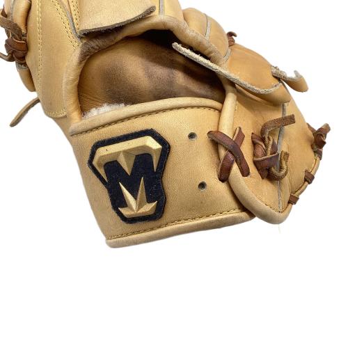 美津和タイガー 硬式 左投投手用 ウェブ曲げない型付け済 グラブケース付き