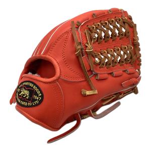 美津和タイガー (ミツワタイガー) 硬式グローブ レッド ケース付 Revol Tiger 内野用 HGY5517-028 未使用品