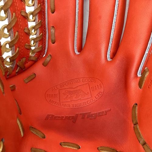 美津和タイガー (ミツワタイガー) 硬式グローブ レッド ケース付 Revol Tiger 内野用 HGY5517-028 未使用品