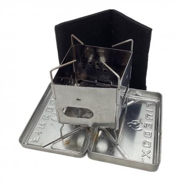 笑's　焚き火の箱『easy＆easy neo』セット 笑'sFD薪ストーブ 焚き火の箱 『easy neo』 本体 - 工場直売の