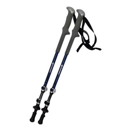 SHIMANO (シマノ) トレッキングポール 130cm ブルー FAST130 CARBON W