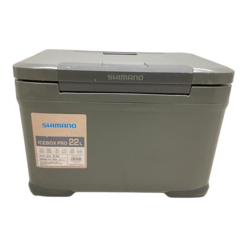 SHIMANO (シマノ) クーラーボックス 22L オリーブ NX-022V アイスボックスプロ22