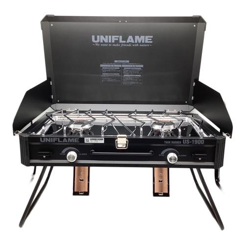 UNIFLAME (ユニフレーム) ツインガスバーナー US-1900 ブラックLTD PSLPGマーク有 610350 使用燃料【CB缶】