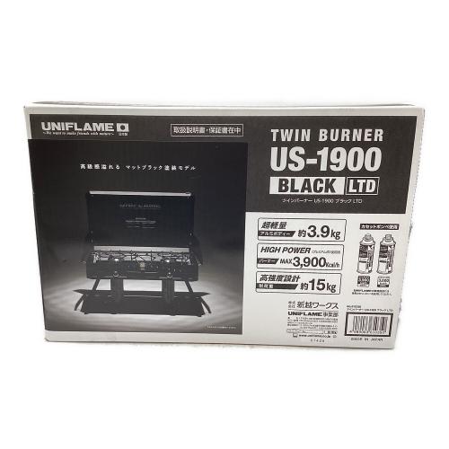 UNIFLAME (ユニフレーム) ツインガスバーナー US-1900 ブラックLTD PSLPGマーク有 610350 使用燃料【CB缶】