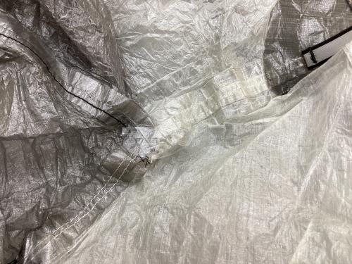 Hyperlite Mountain Gear (ハイパーライトマウンテンギア) 登山用テント 680g UNBOUND2P 229x122x122cm 1人用 程度B ポール別売り スカートなし ハンマーなし/説明書なし ダイニーマ