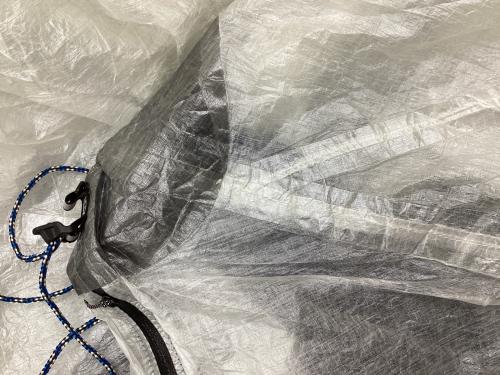 Hyperlite Mountain Gear (ハイパーライトマウンテンギア) 登山用テント 680g UNBOUND2P 229x122x122cm 1人用 程度B ポール別売り スカートなし ハンマーなし/説明書なし ダイニーマ