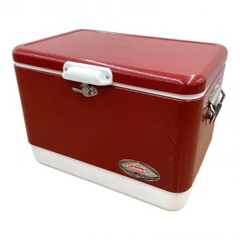 Coleman (コールマン) スチールベルトクーラー クーラーボックス ダイヤロゴ 54QT/51L レッド