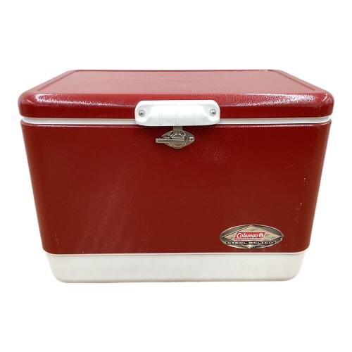 Coleman (コールマン) スチールベルトクーラー クーラーボックス ダイヤロゴ 54QT/51L レッド