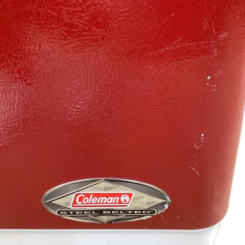 Coleman (コールマン) スチールベルトクーラー クーラーボックス ダイヤロゴ 54QT/51L レッド