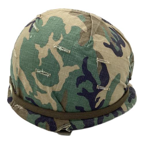 米軍本物ベトナム戦争M1ヘルメットERDLリーフ迷彩カバー未使用品 米軍本物ベトナム戦争M1ヘルメットERDLリーフ迷彩カバー未使用品