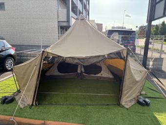 ZANE ARTS (ゼインアーツ) シェルター PS-542 WOOTA-S TC 約370×335×200cm 1～2人用 程度A 程度A スカートあり ハンマーなし/説明書なし TC素材