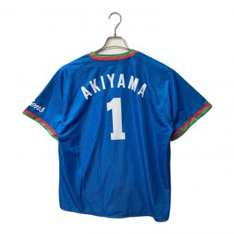 埼玉西武ライオンズ (サイタマセイブライオンズ) 応援グッズ SIZE L ブルー 黄金期 ユニフォーム 【1】秋山幸二 レプリカ