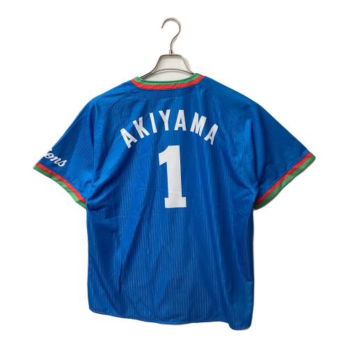 埼玉西武ライオンズ (サイタマセイブライオンズ) 応援グッズ SIZE L ブルー 黄金期 ユニフォーム 【1】秋山幸二 レプリカ