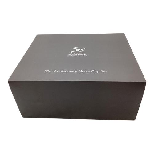 Snow peak (スノーピーク) シェラカップ 希少品 E-110 50thアニバーサリーシェラカップセット 未使用品