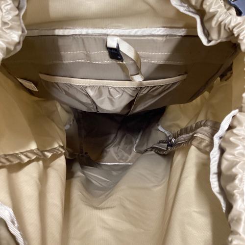 THE NORTH FACE (ザ ノース フェイス) バックパック 35L ベージュ TELLUS 35 背面長 約41～45cm 31-40L(山小屋泊)