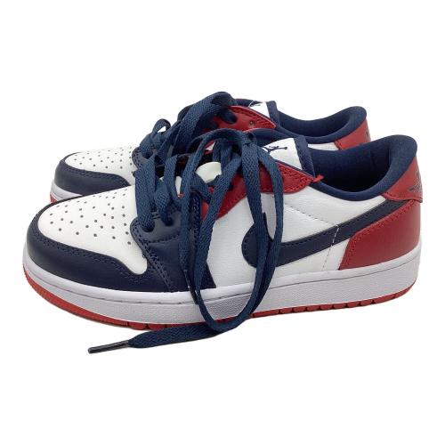 JORDAN (ジョーダン) ゴルフシューズ レディース SIZE 22.5cm レッド×ネイビー AIR JORDAN 1 LOW OG DD9315