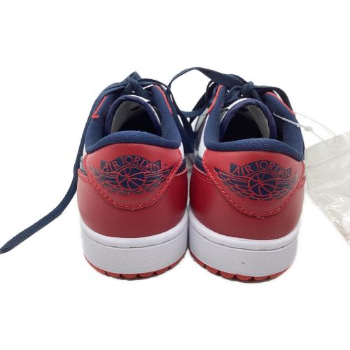 JORDAN (ジョーダン) ゴルフシューズ レディース SIZE 22.5cm レッド×ネイビー AIR JORDAN 1 LOW OG DD9315