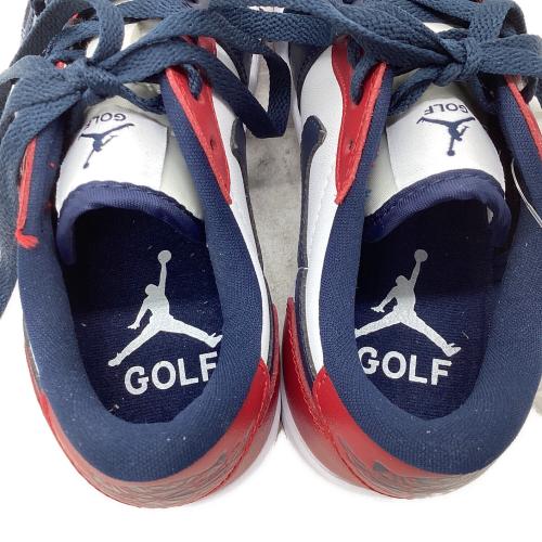 Nike Jordan Golf シューズ ネイビー/ホワイト/レッド JORDAN (ジョーダン) ゴルフシューズ レディース SIZE 22.5cm レッド