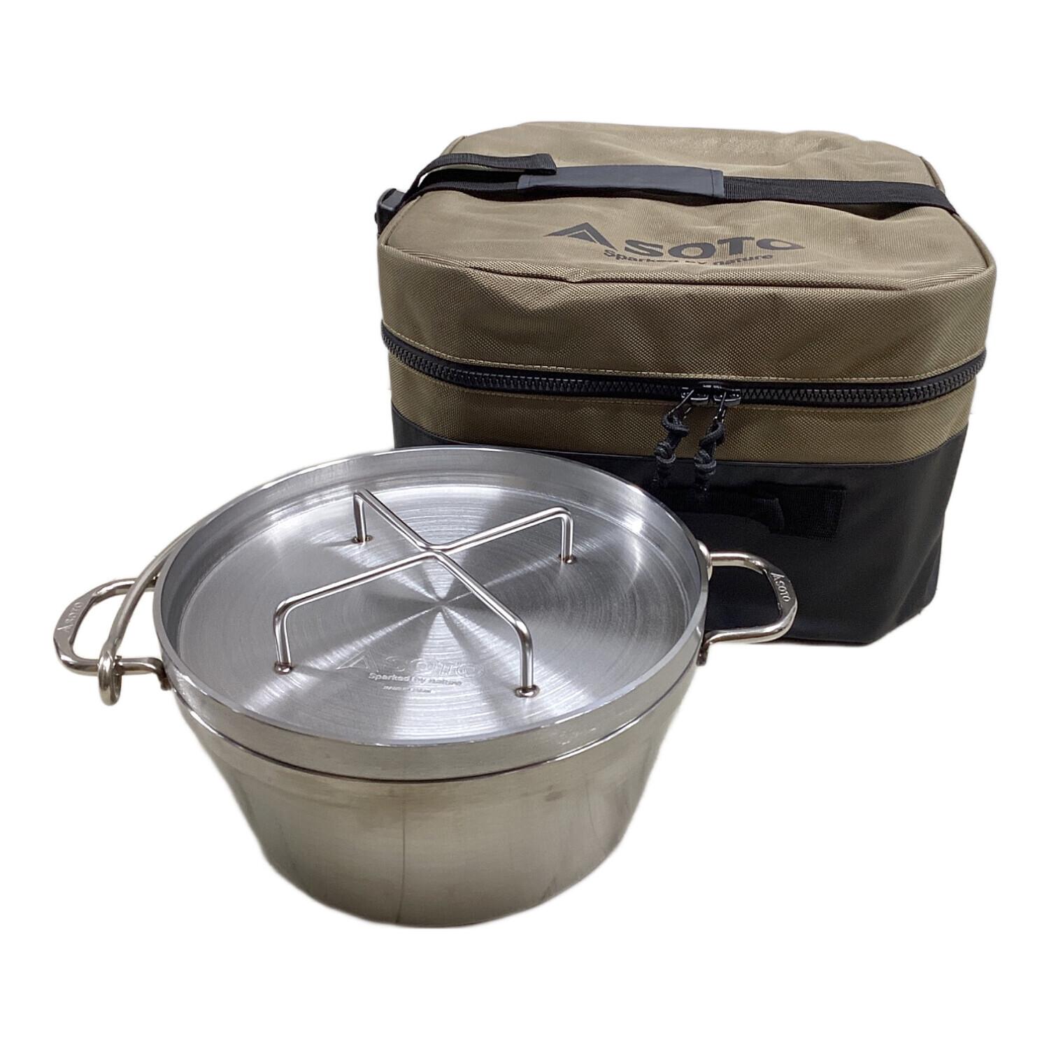 ソト ステンレスダッチオーブン10インチ 収納ケース付き SOTO SOTO (ソト) 収納ケース ステンレスダッチオーブン10インチ ST-920