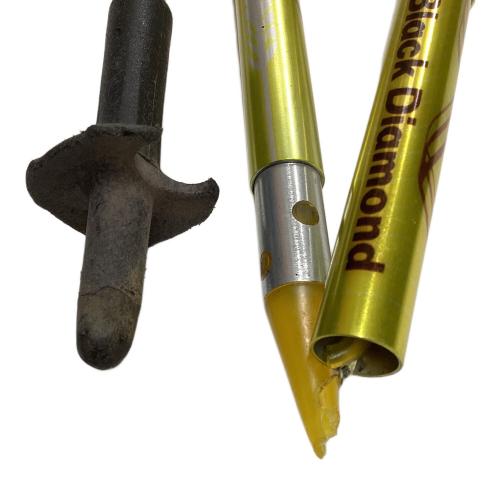 BLACK DIAMOND (ブラックダイヤモンド) トレッキングポール 105-125cm イエロー 2本セット ディスタンスFL