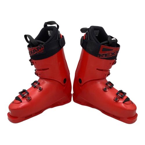 REXXAM (レグザム) スキーブーツ メンズ SIZE 26.5cm レッド 23-24モデル フレックス100 アルペン規格 303㎜ R-EVO 100M