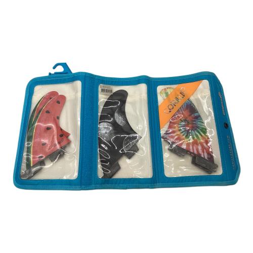 gorilla (ゴリラ) フィン FCS2 ムーンビームス&メロン ミディアム トライクワッドフィンセット