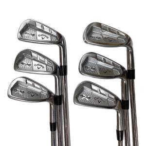 Callaway (キャロウェイ) アイアンセット RAZR X FORGED 6本セット(5/6/7/8/9/PW) 非純正グリップ良好