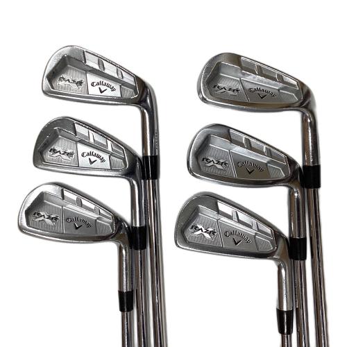 Callaway (キャロウェイ) アイアンセット RAZR X FORGED 6本セット(5/6/7/8/9/PW) 非純正グリップ良好